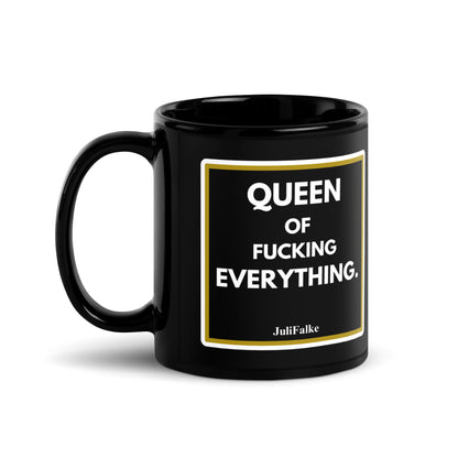 Kaffeebecher "Queen." Black Edition