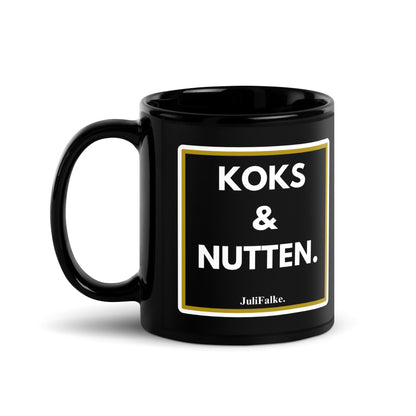 Kaffeebecher "Koks & Nutten." Black Edition