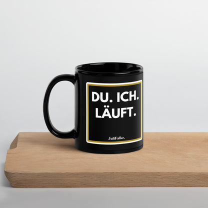 Kaffeebecher "Läuft!" Black Edition