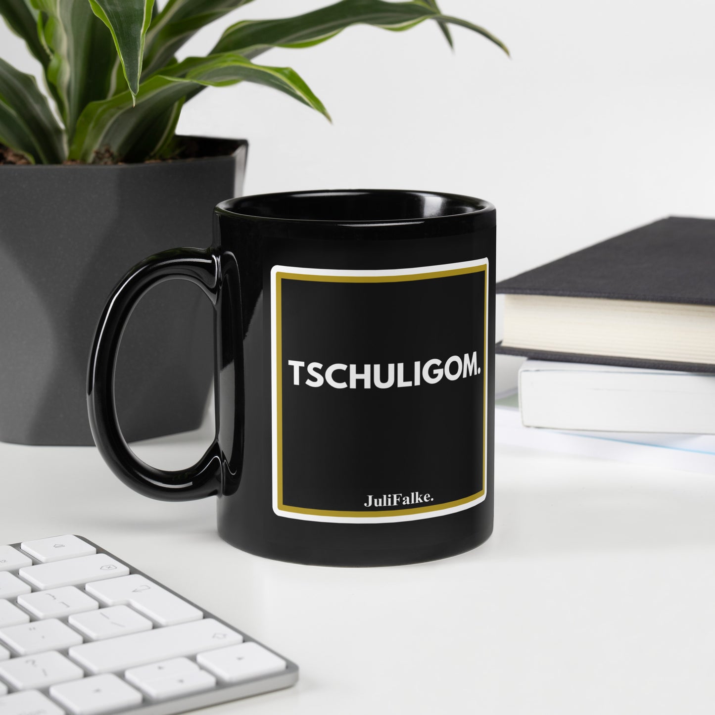 Kaffeebecher "Tschuligom." Black Edition