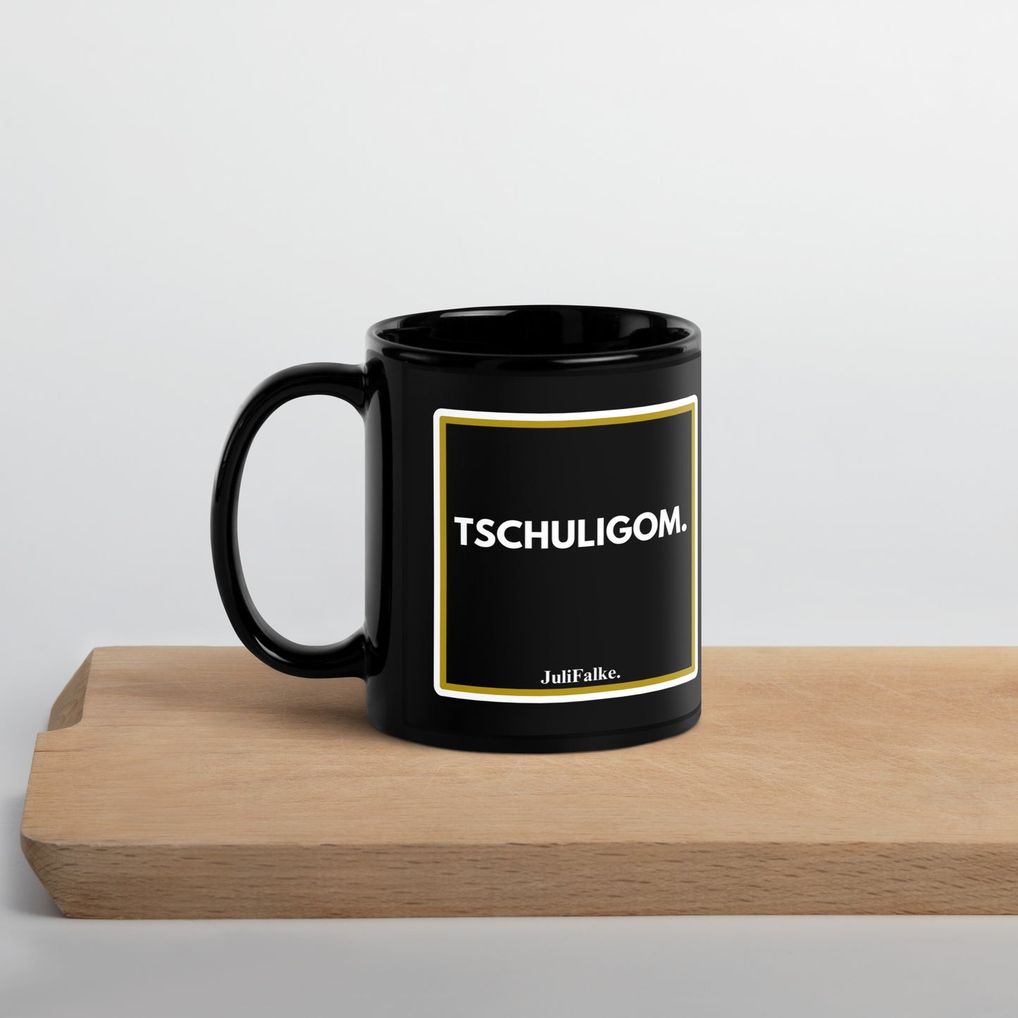 Kaffeebecher "Tschuligom." Black Edition