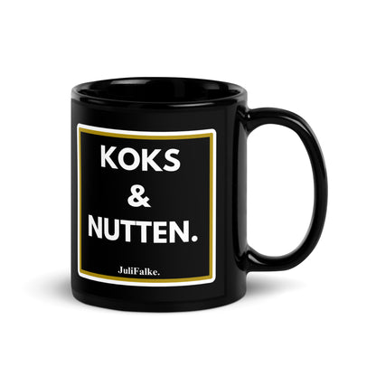 Kaffeebecher "Koks & Nutten." Black Edition