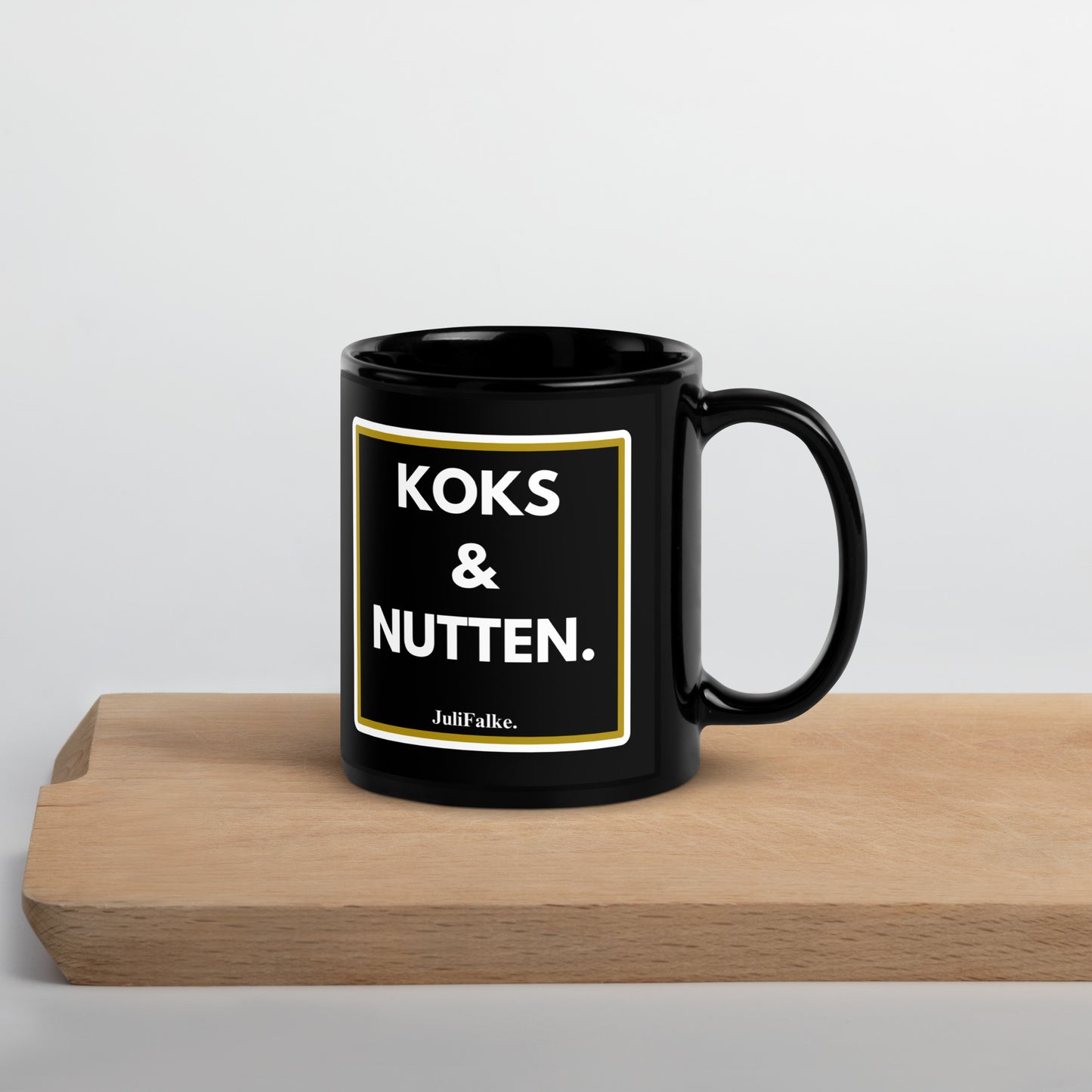 Kaffeebecher "Koks & Nutten." Black Edition