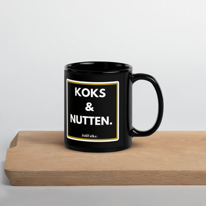 Kaffeebecher "Koks & Nutten." Black Edition