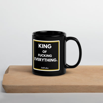 Kaffeebecher "King." Black Edition