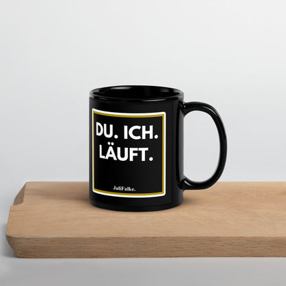 Kaffeebecher "Läuft!" Black Edition