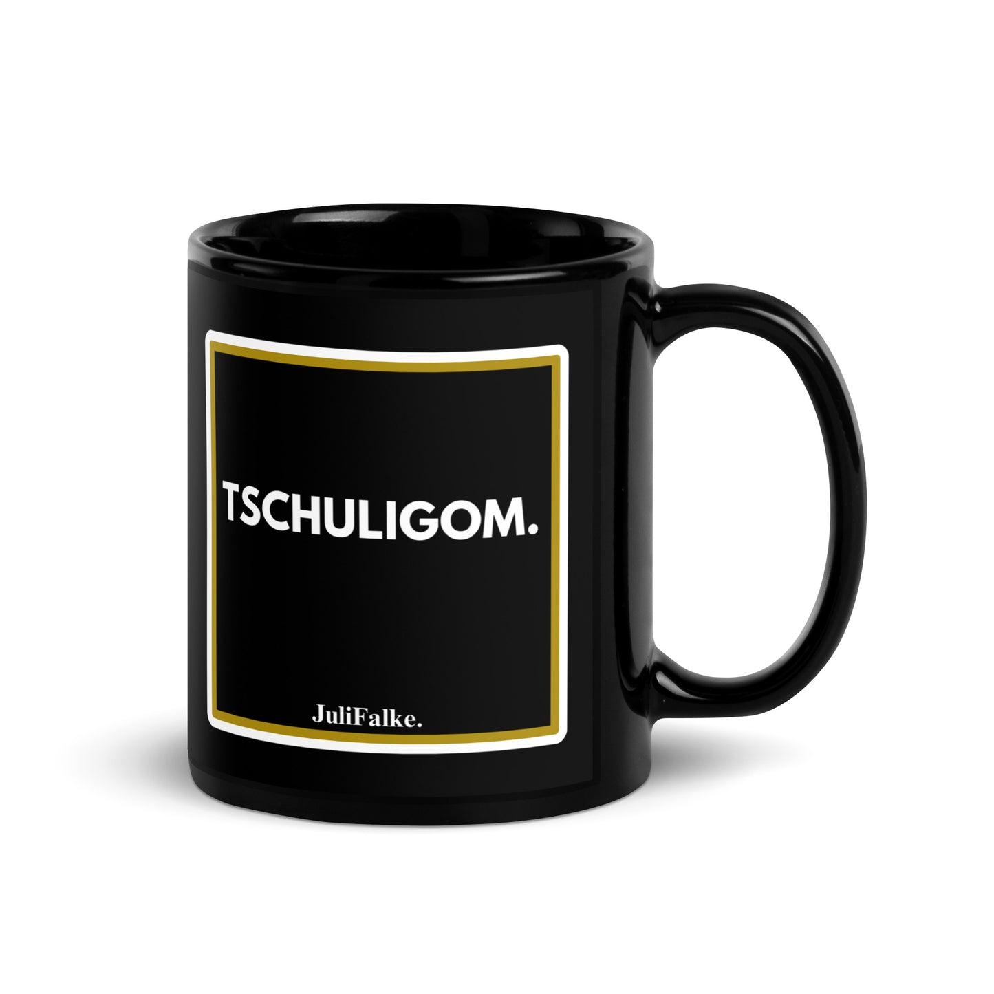 Kaffeebecher "Tschuligom." Black Edition