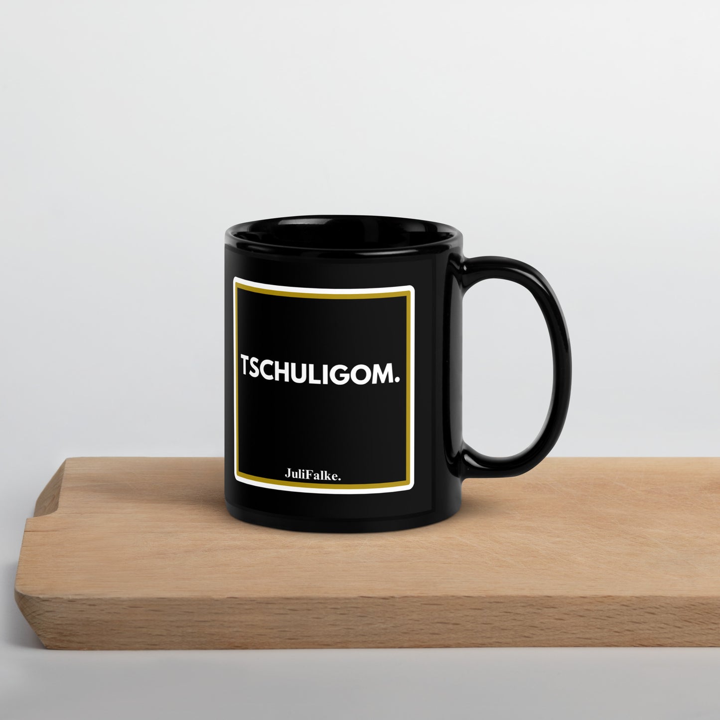 Kaffeebecher "Tschuligom." Black Edition