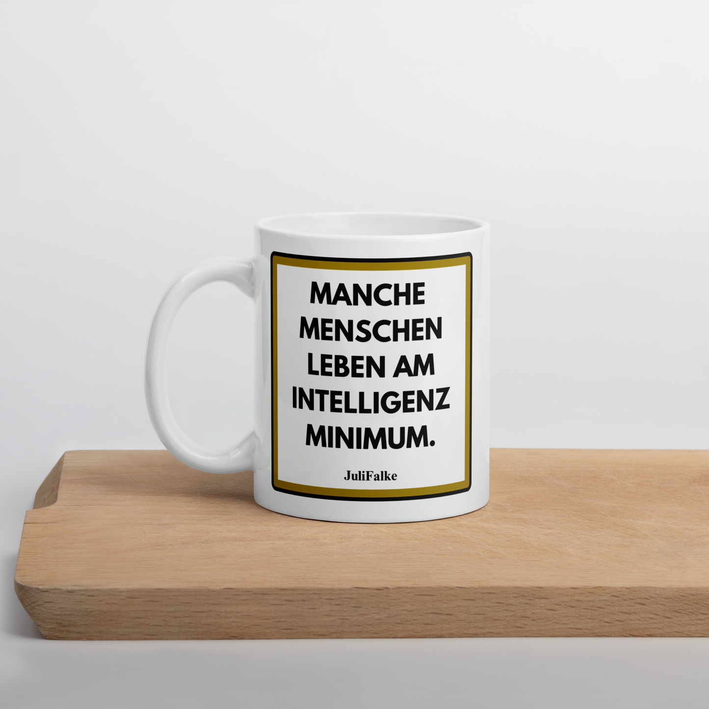 Kaffeebecher "Intelligenzminimum."