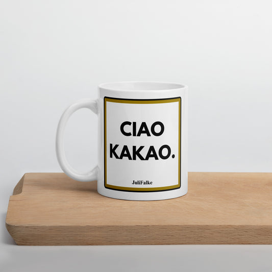 Kaffeebecher „Ciao Kakao.“