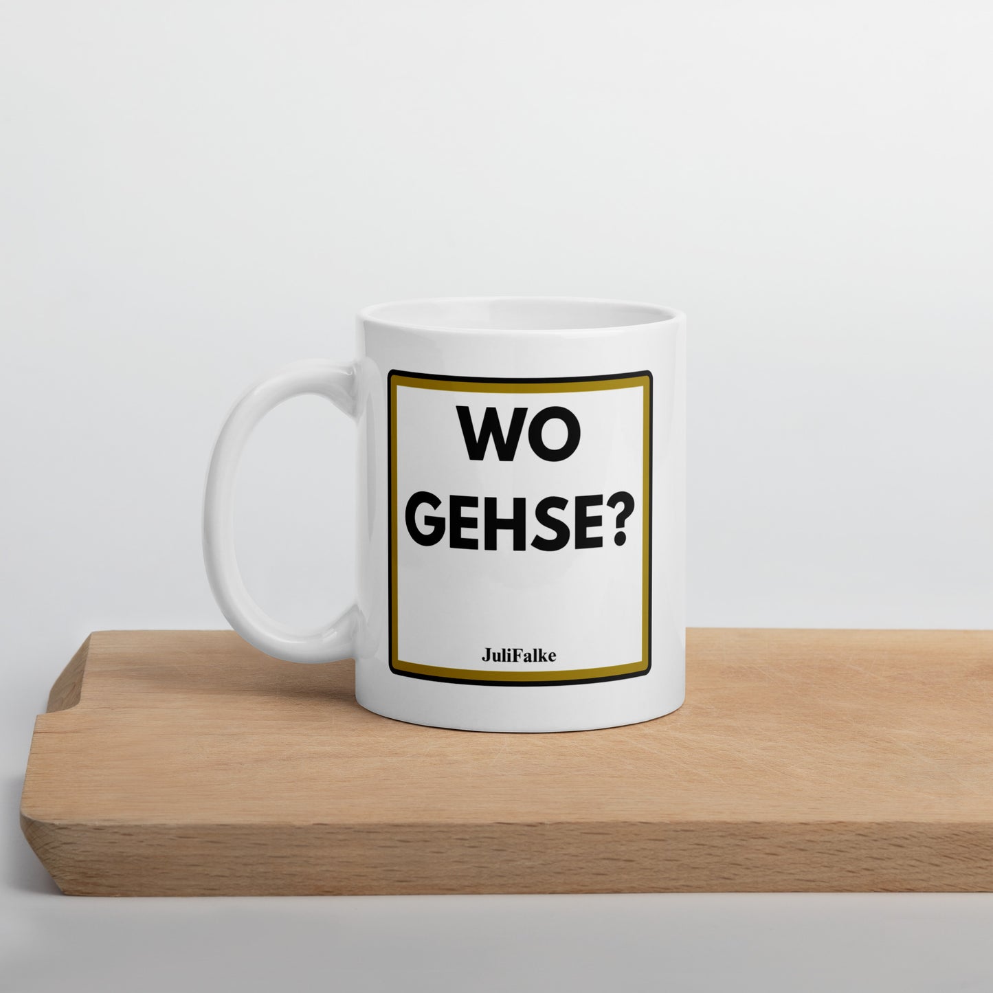 Kaffeebecher „Wo gehse?“