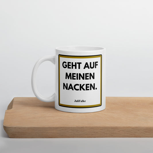 Kaffeebecher „Nacken.“