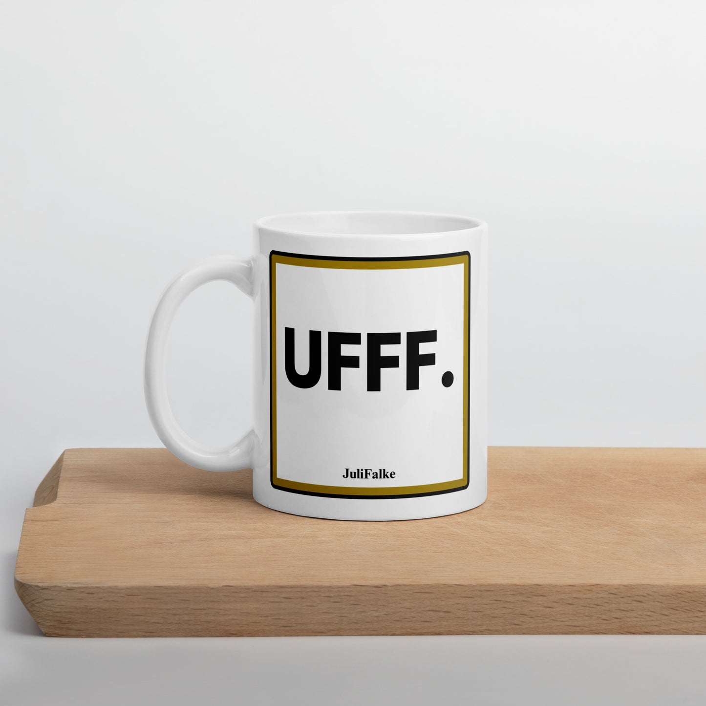 Kaffeebecher „Ufff.“