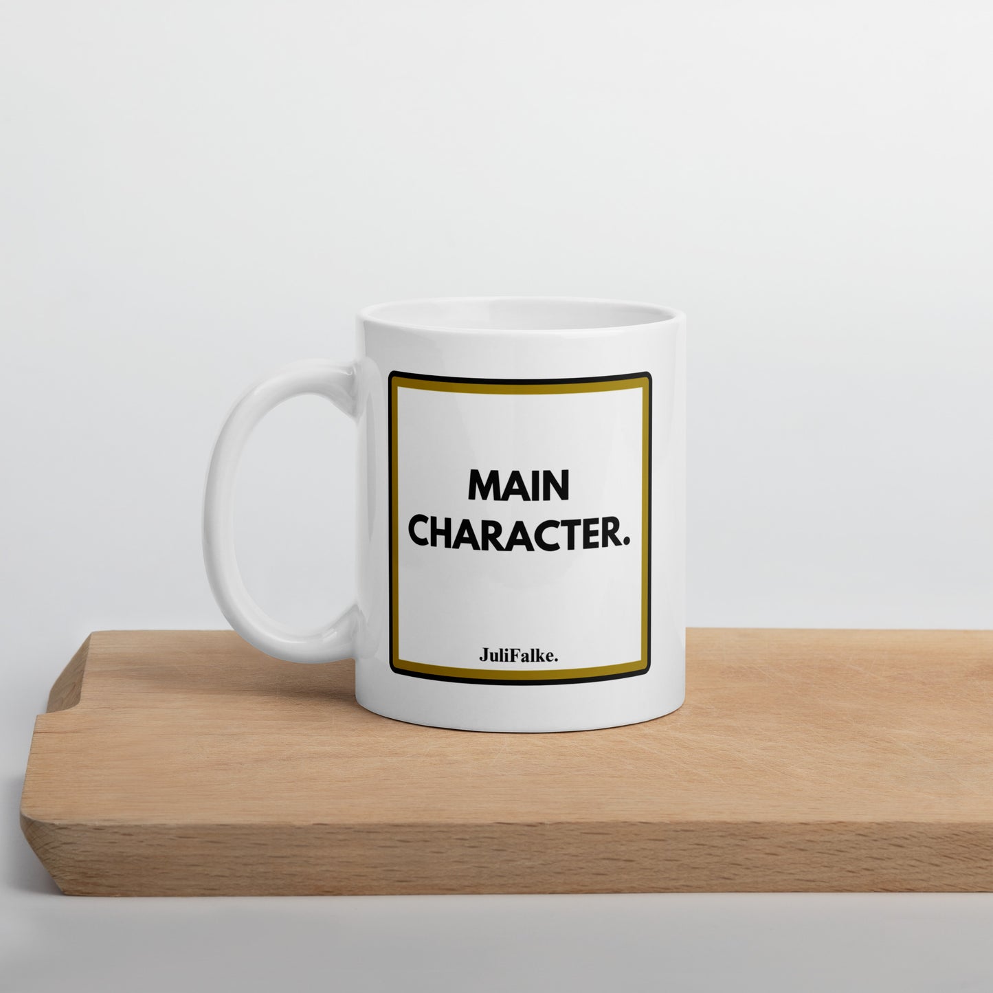 Kaffeebecher „Main Character.“