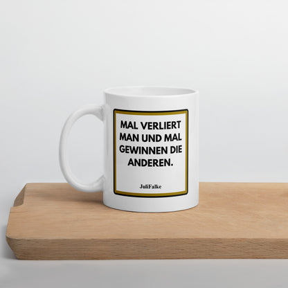 Kaffeebecher „Gewinnen.“