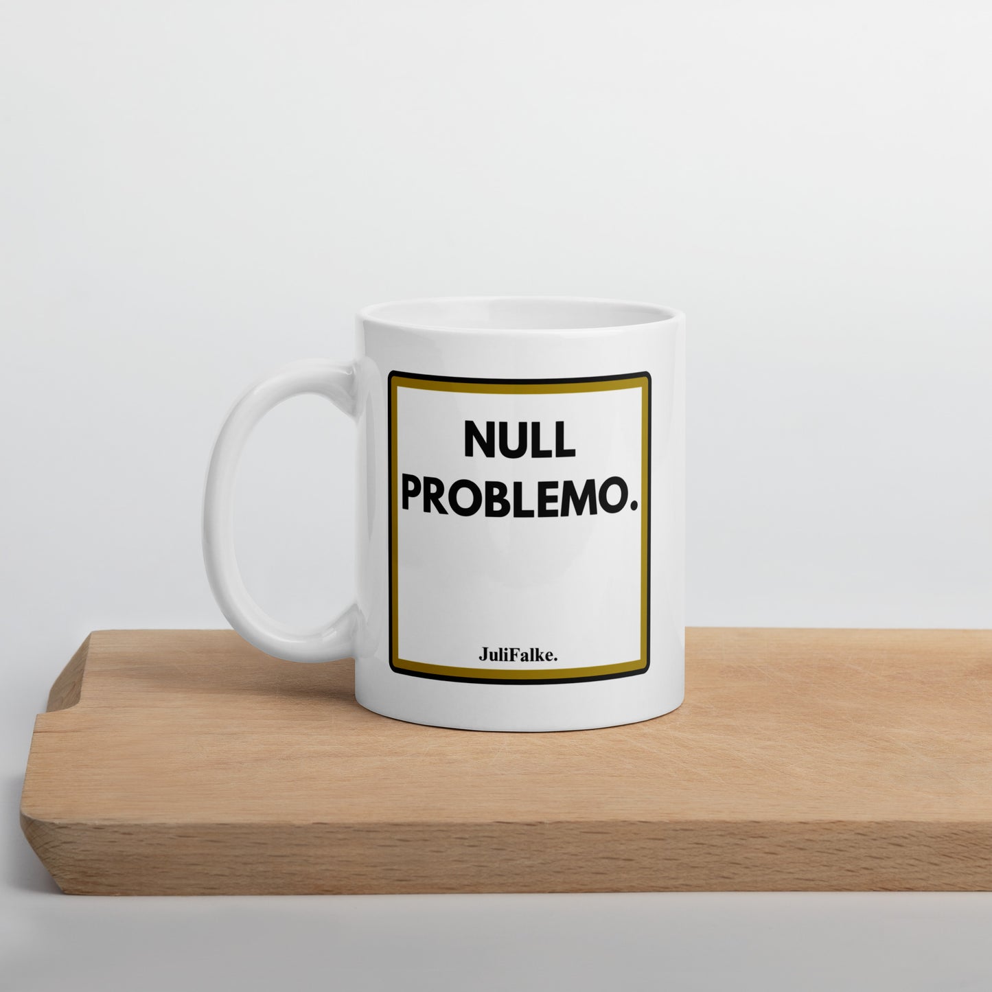 Kaffeebecher "Null Problemo."