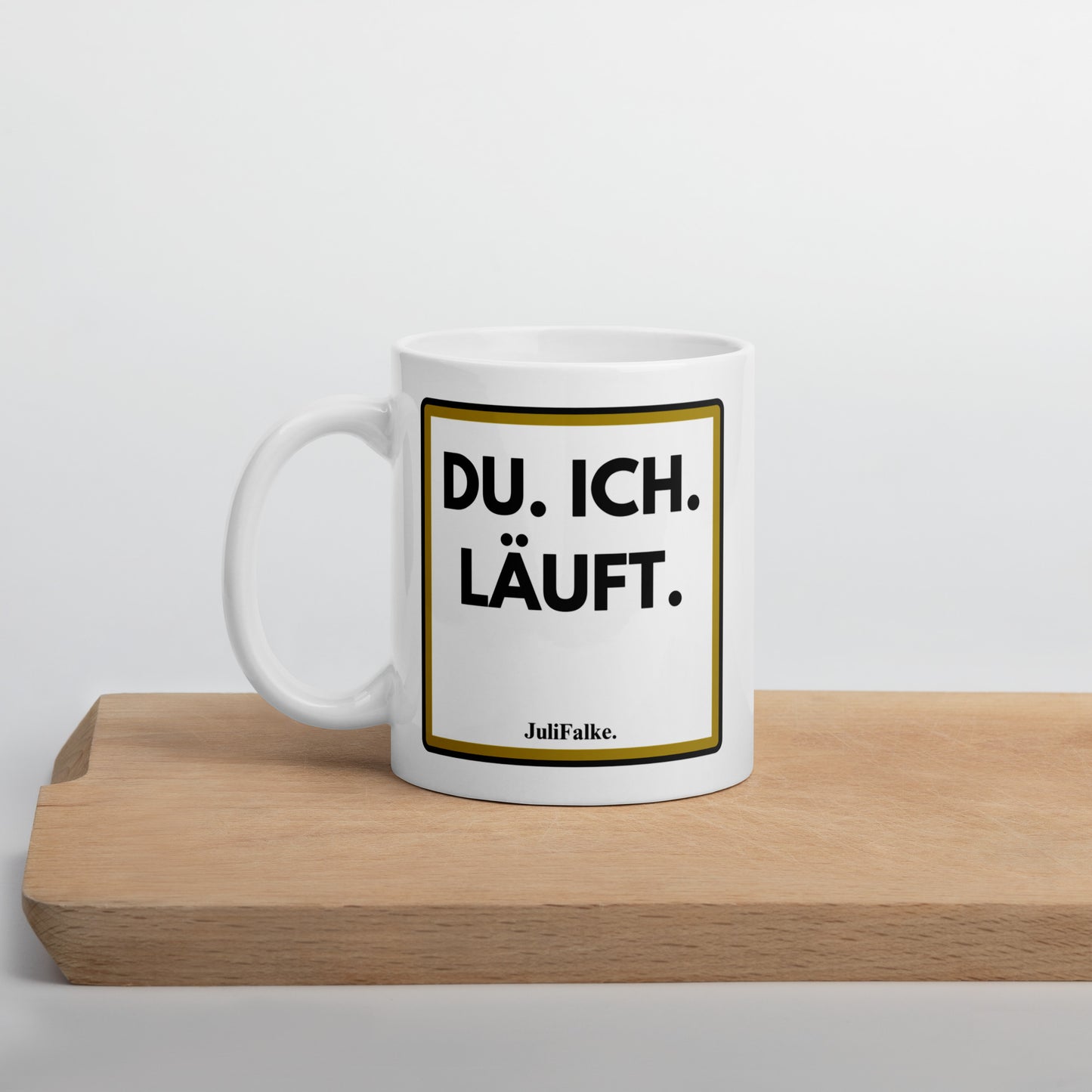 Kaffeebecher "Läuft."