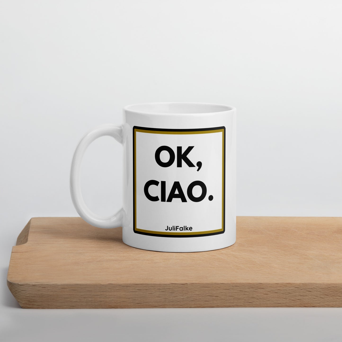 Kaffeebecher "Ok, Ciao."