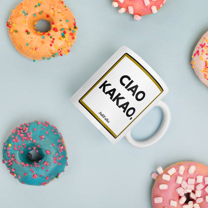 Kaffeebecher „Ciao Kakao.“