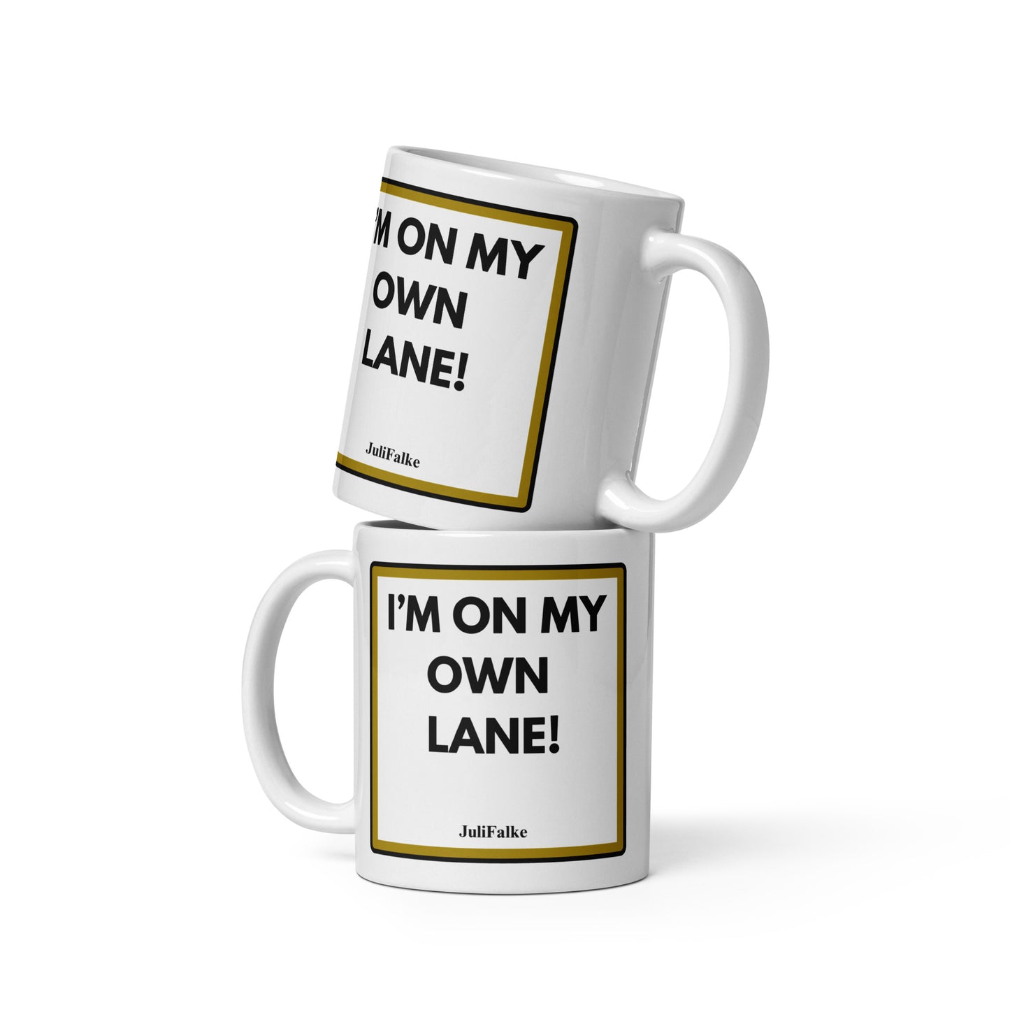 Kaffeebecher „Own Lane.“