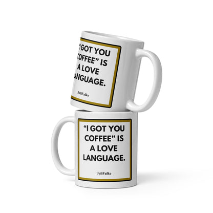 Kaffeebecher „Love Language.“