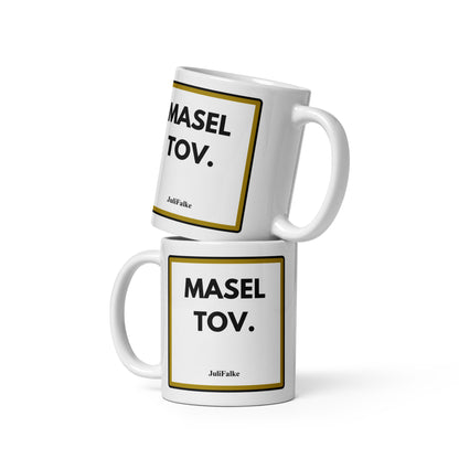 Kaffeebecher „Masel Tov.“