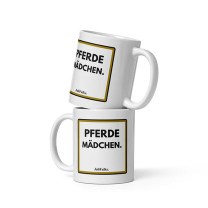 Kaffeebecher "Pferdemädchen."