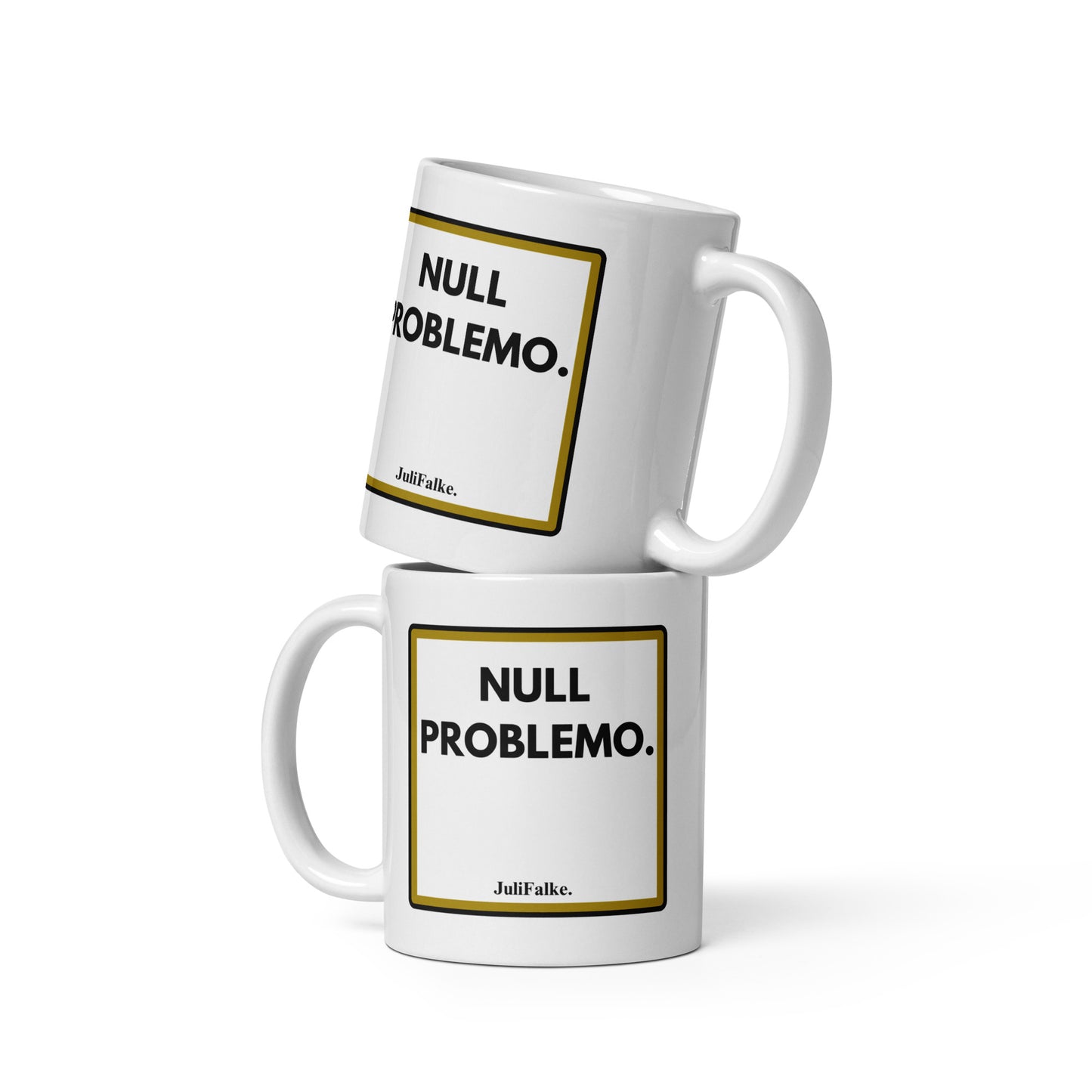 Kaffeebecher "Null Problemo."