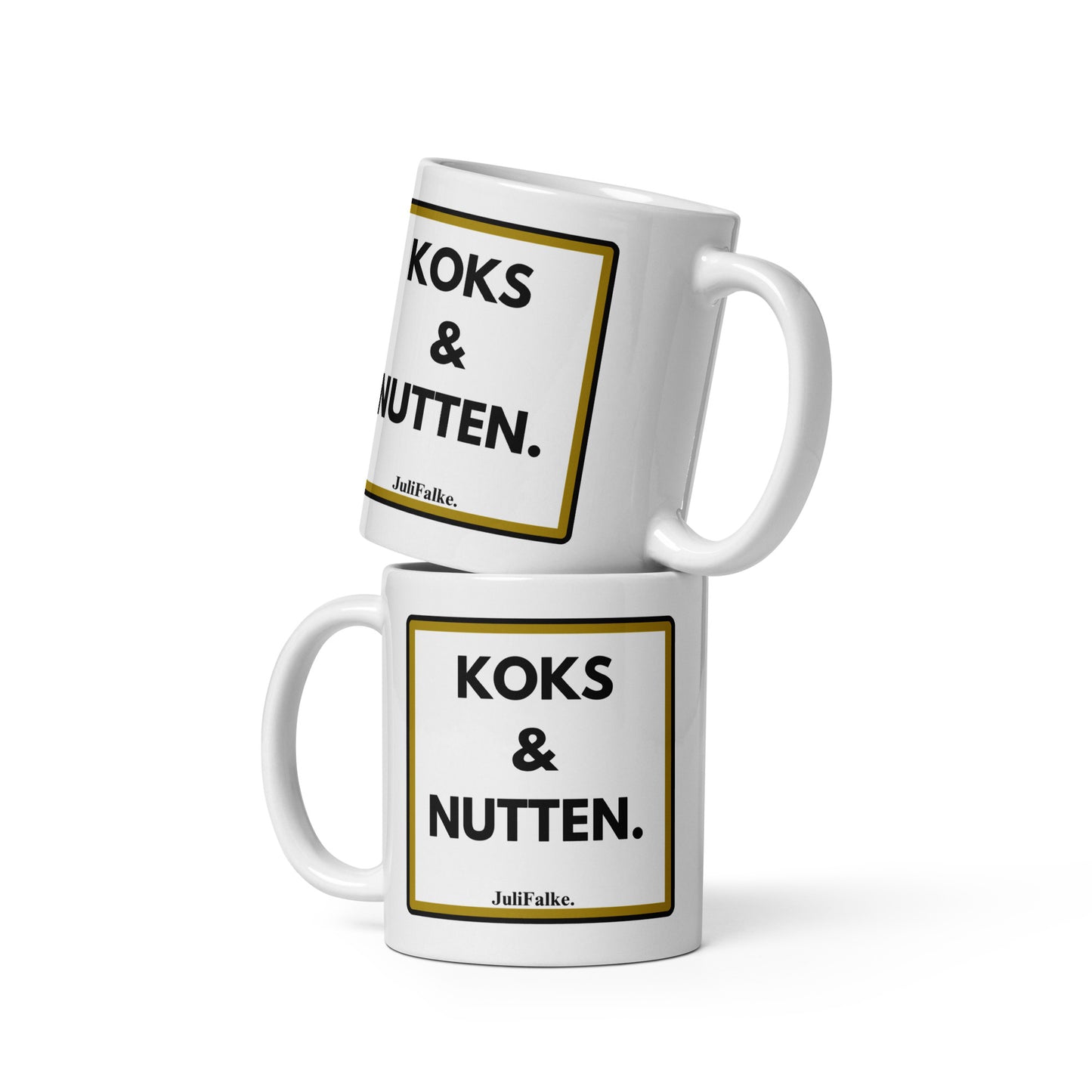 Kaffeebecher "Koks & Nutten."