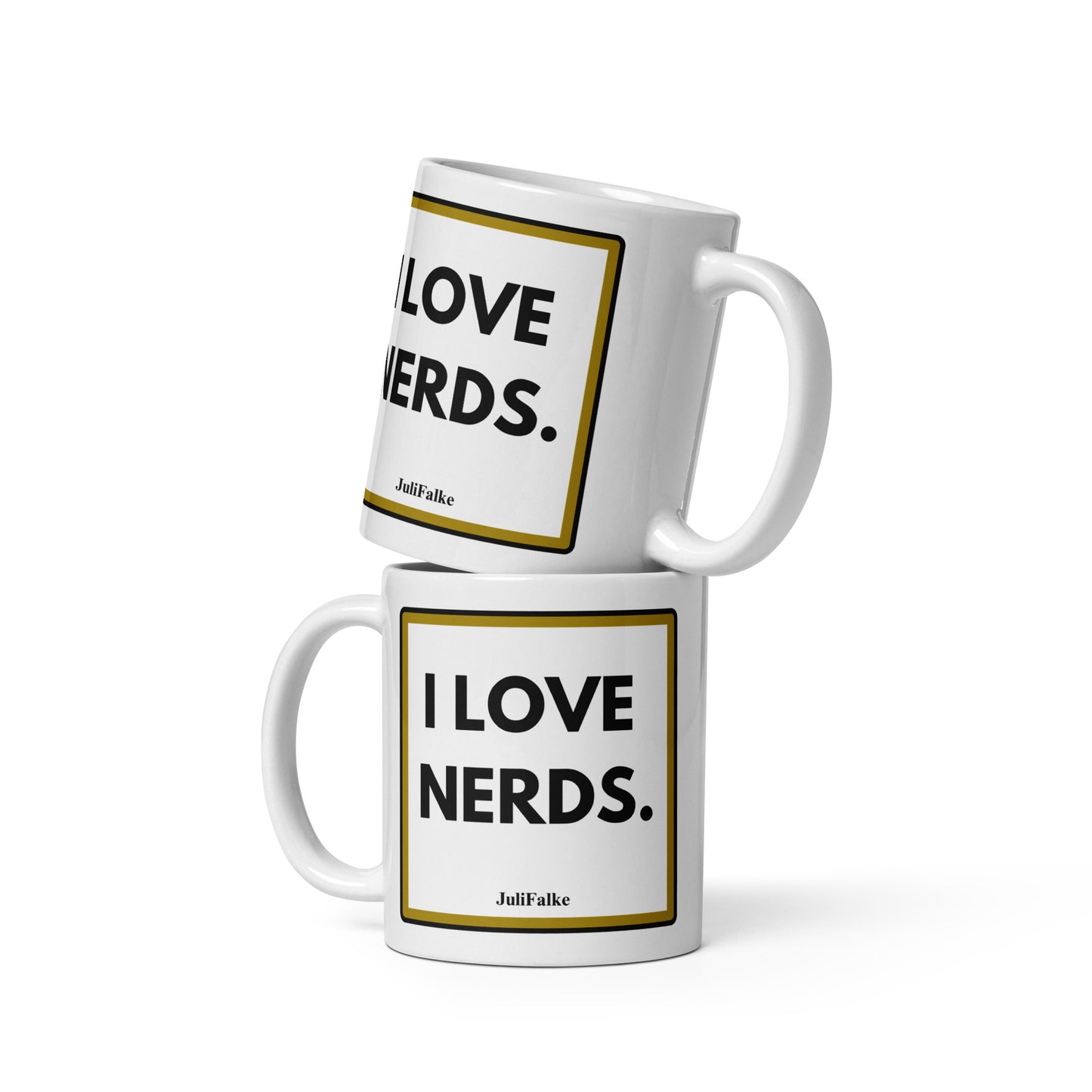 Kaffeebecher "I Love Nerds."