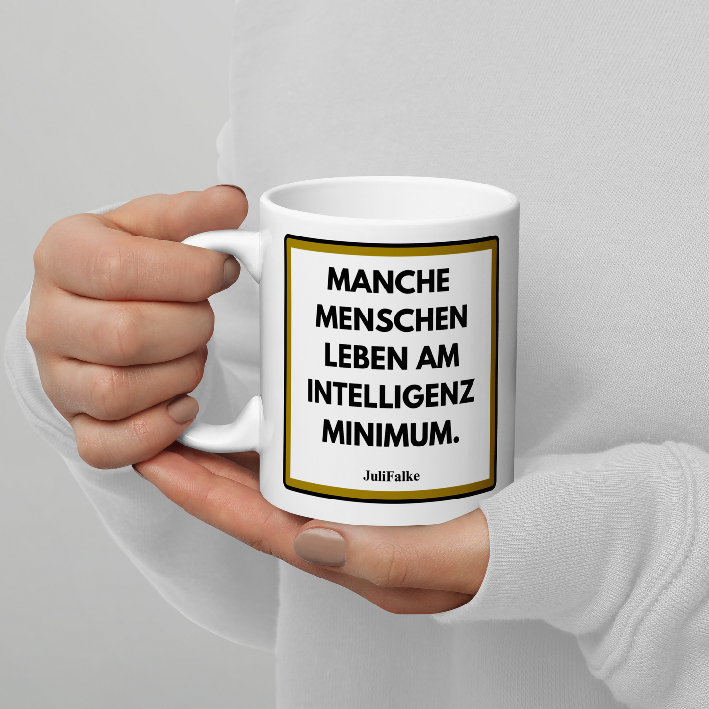 Kaffeebecher "Intelligenzminimum."