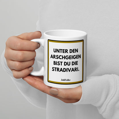 Kaffeebecher „Arschgeige.“