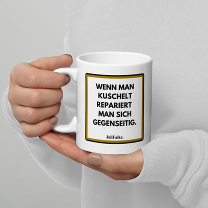 Kaffeebecher „Kuscheln.“