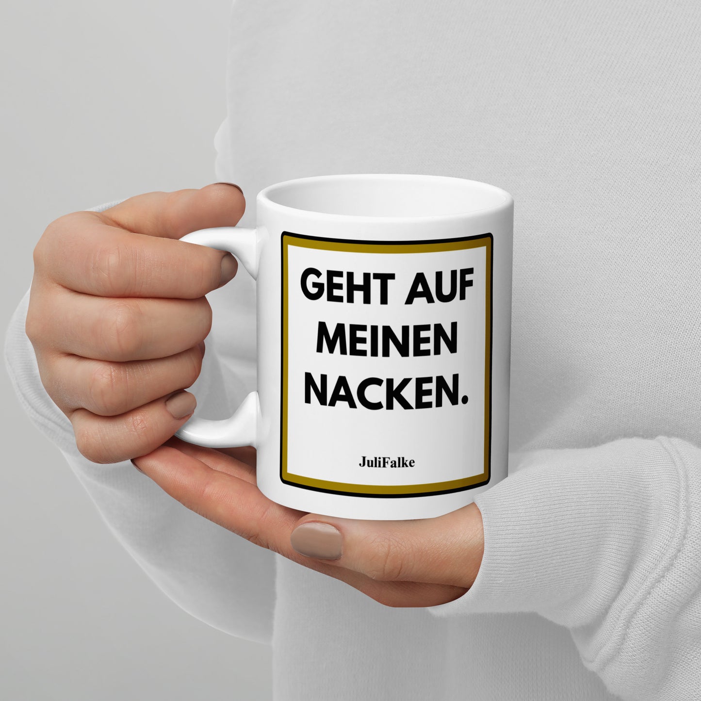 Kaffeebecher „Nacken.“