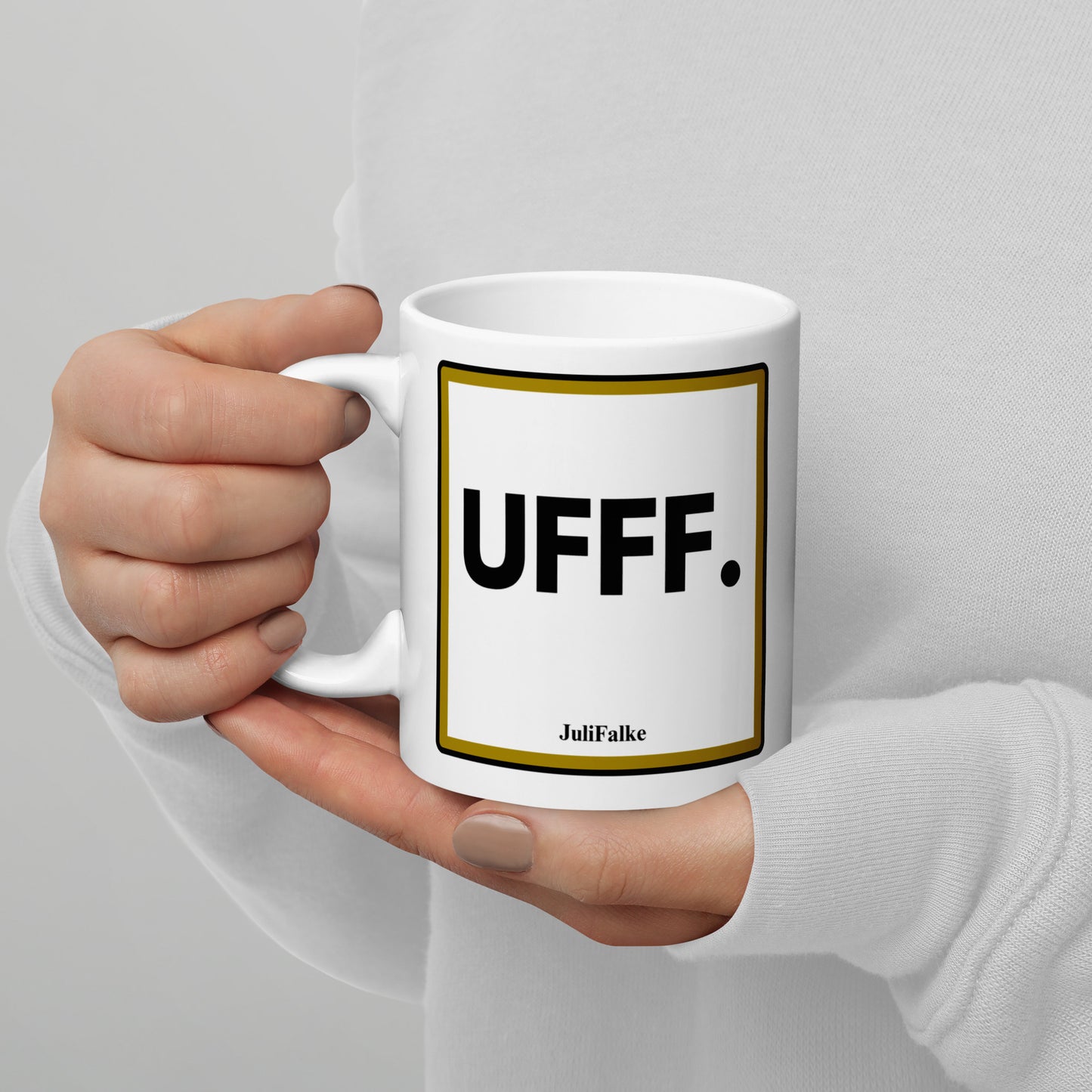 Kaffeebecher „Ufff.“