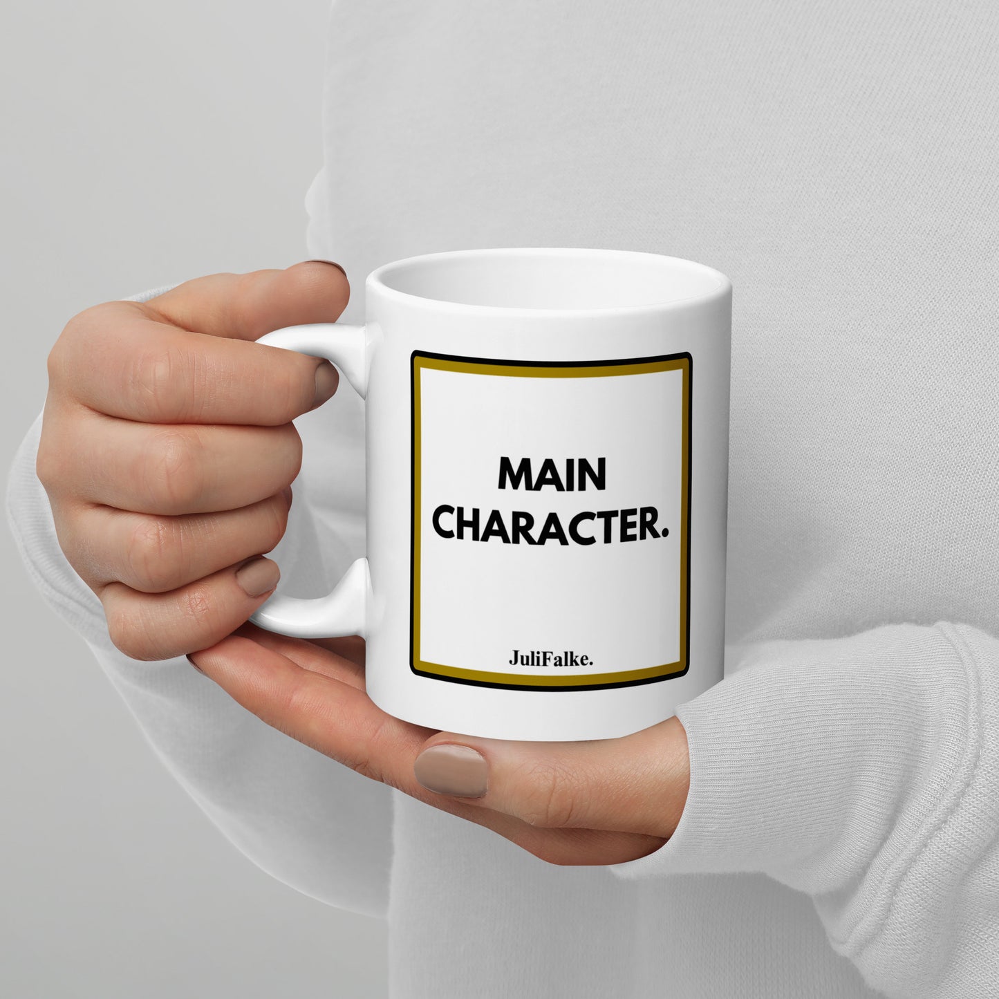 Kaffeebecher „Main Character.“