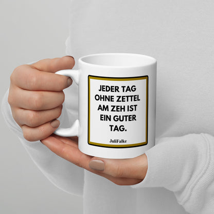 Kaffeebecher „Zettel.“