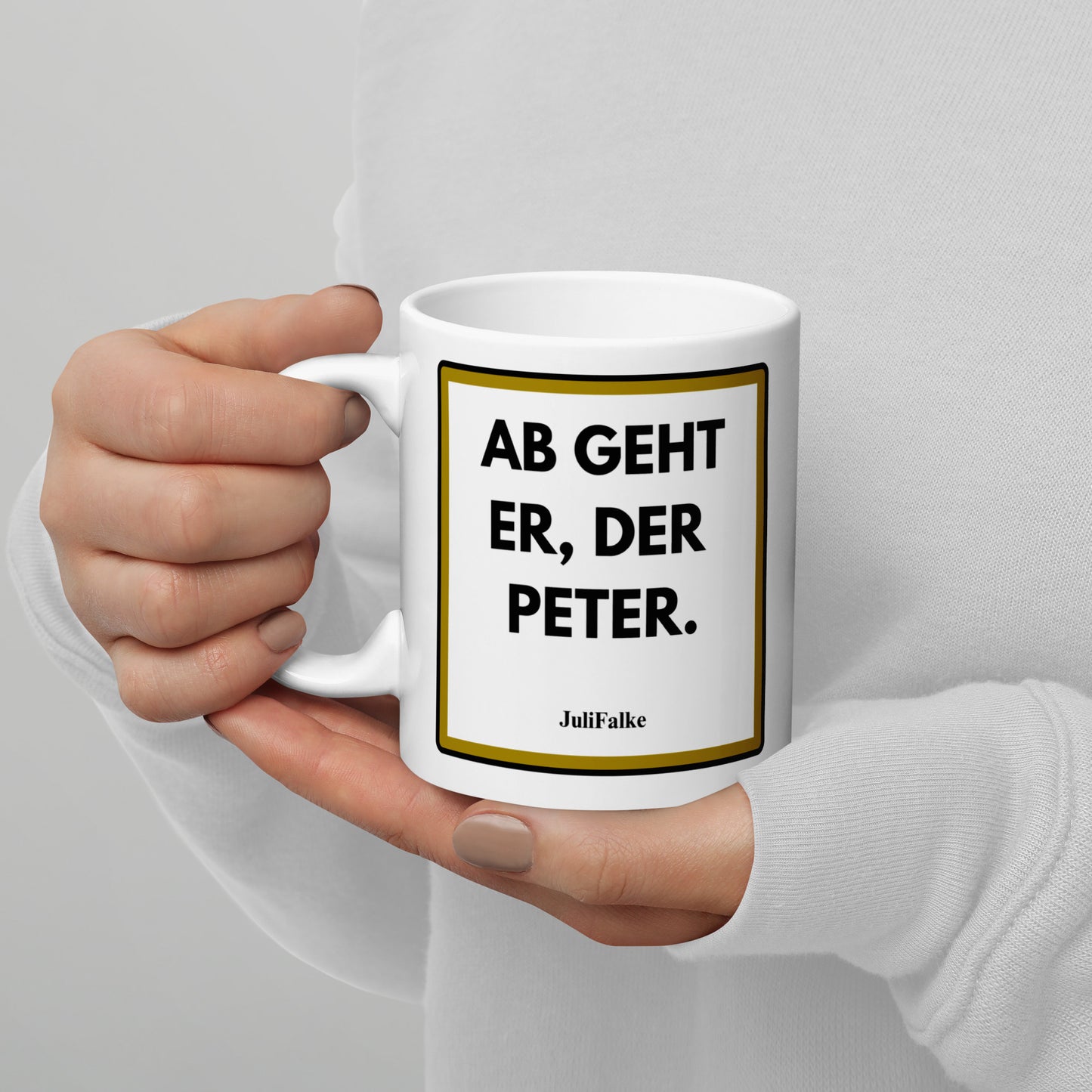 Kaffeebecher „Peter.“