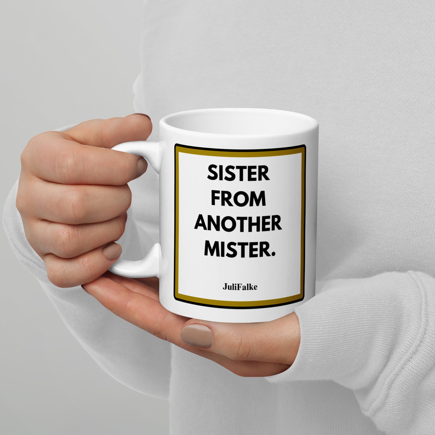 Kaffeebecher „Sister.“