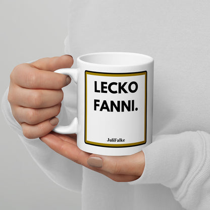 Kaffeebecher "Leckofanni."