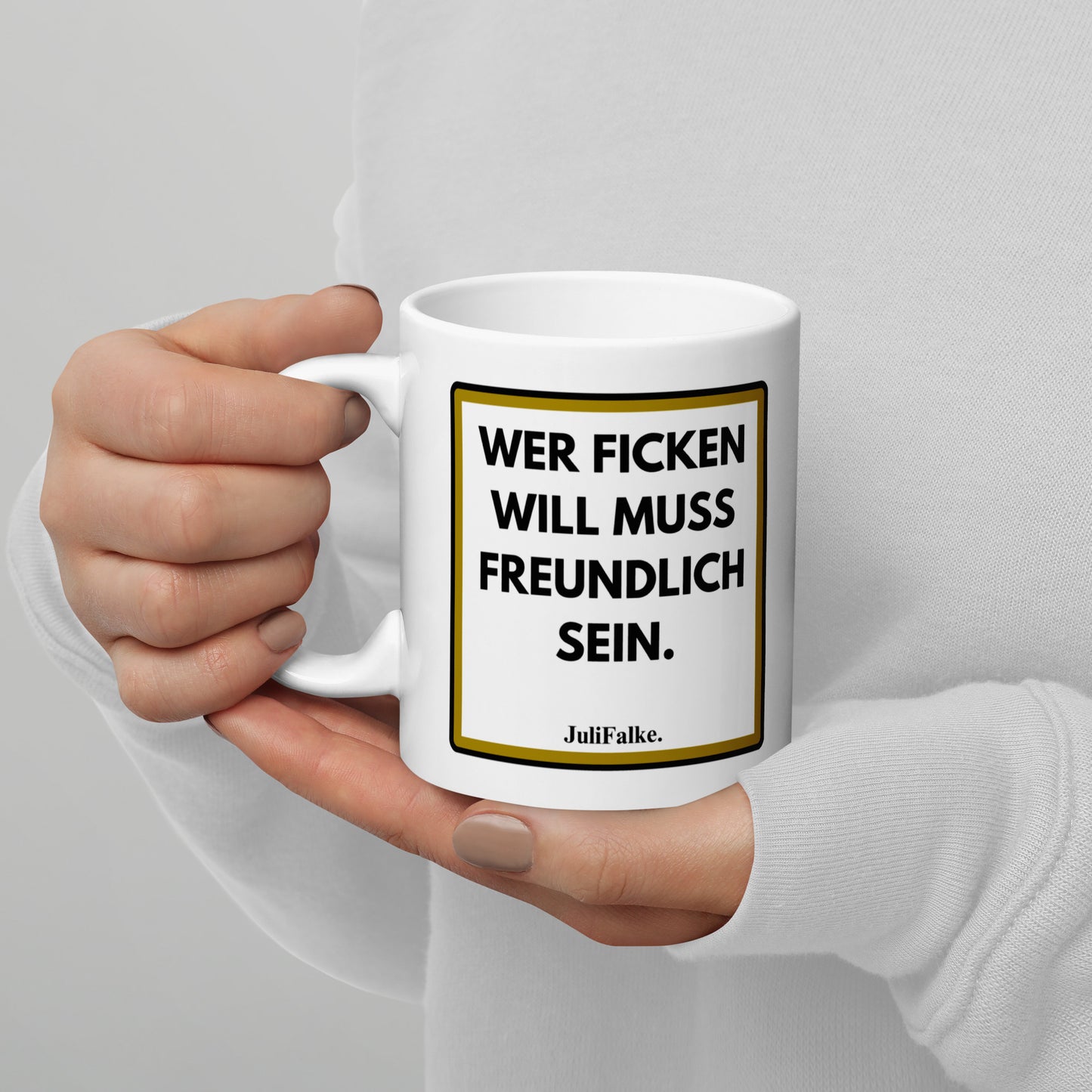 Kaffeebecher "Ficken."