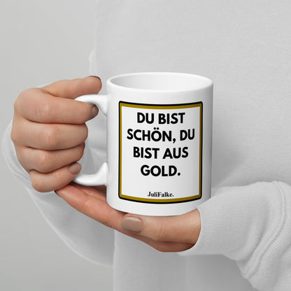 Kaffeebecher „Gold.“