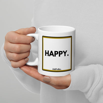 Kaffeebecher "Happy."