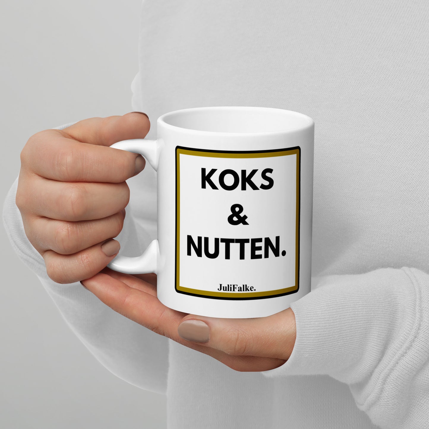 Kaffeebecher "Koks & Nutten."