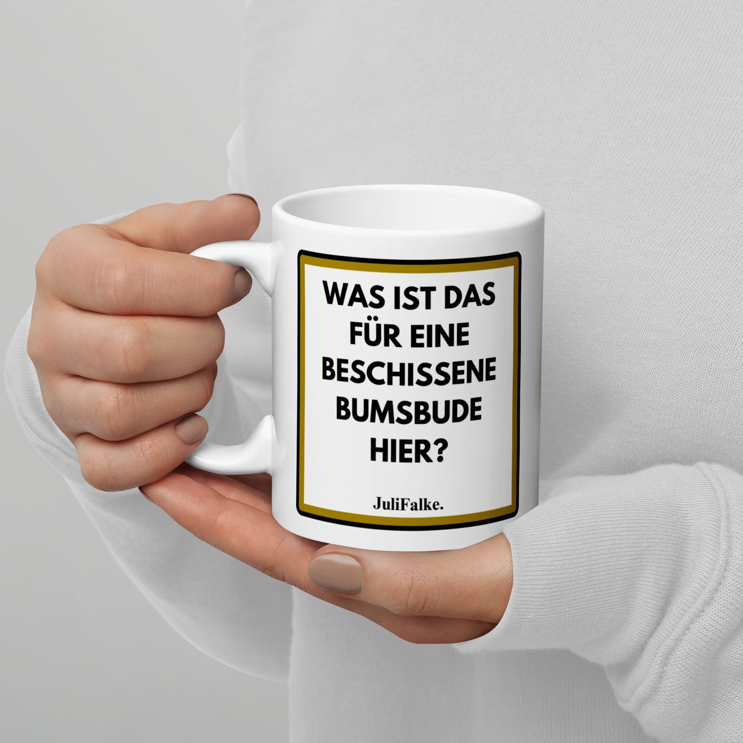 Kaffeebecher "Bumsbude."