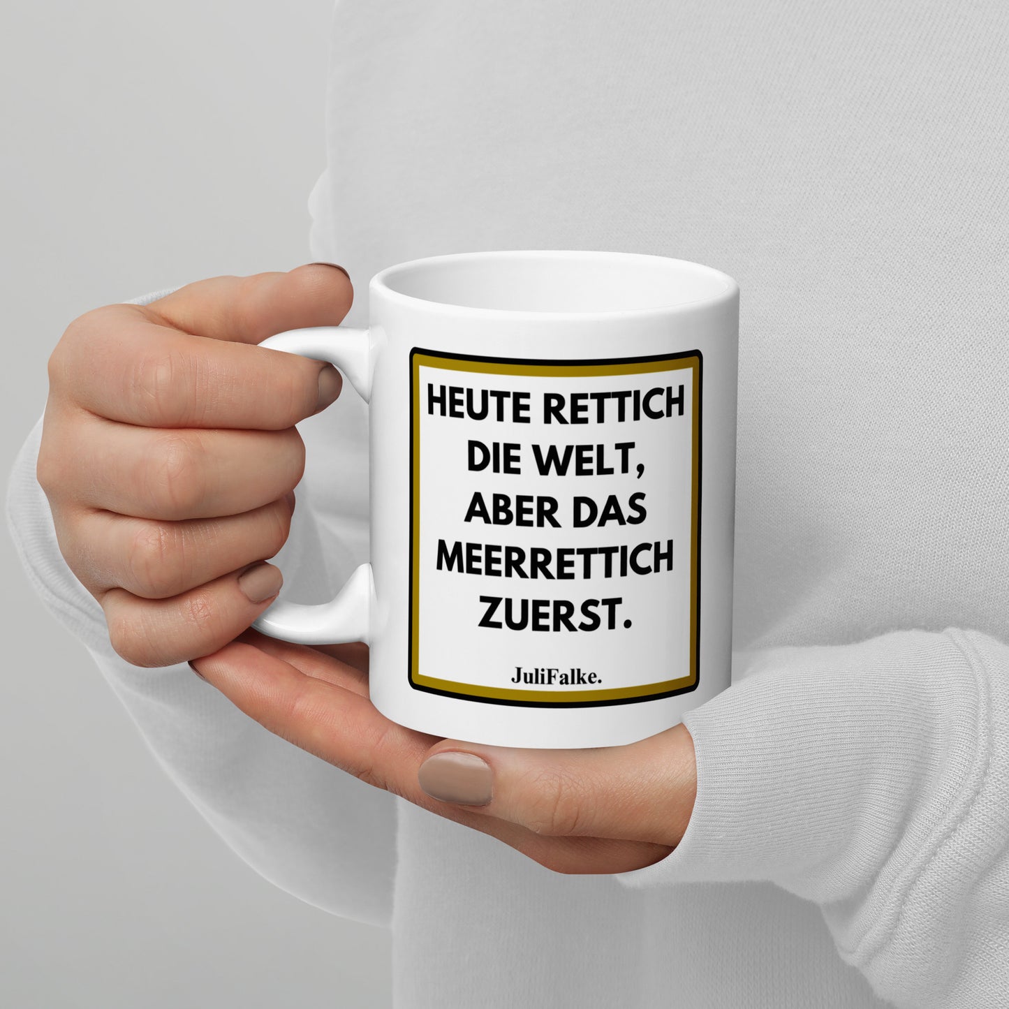 Kaffeebecher "Rettich."