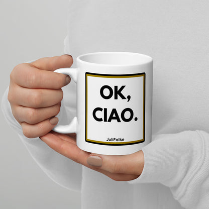 Kaffeebecher "Ok, Ciao."