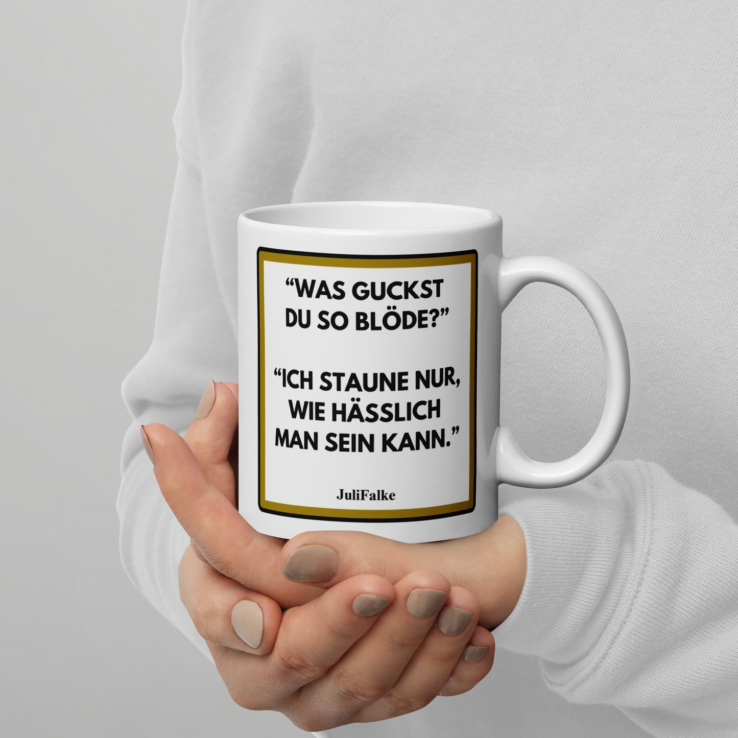 Kaffeebecher „Hässlich.“