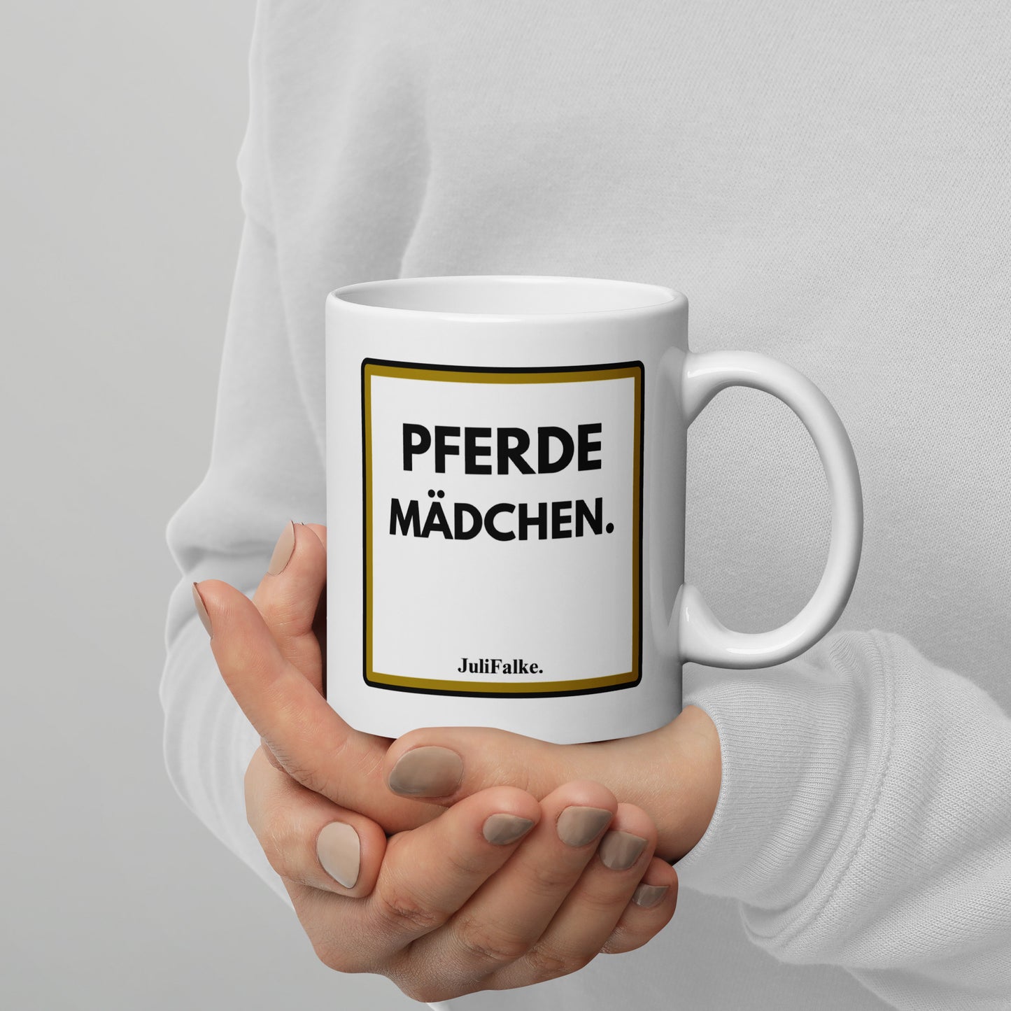 Kaffeebecher "Pferdemädchen."