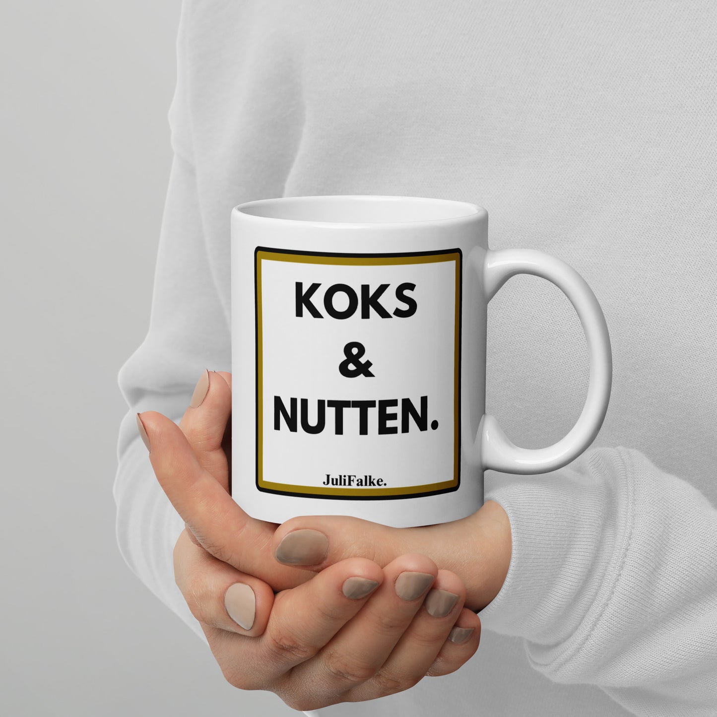 Kaffeebecher "Koks & Nutten."